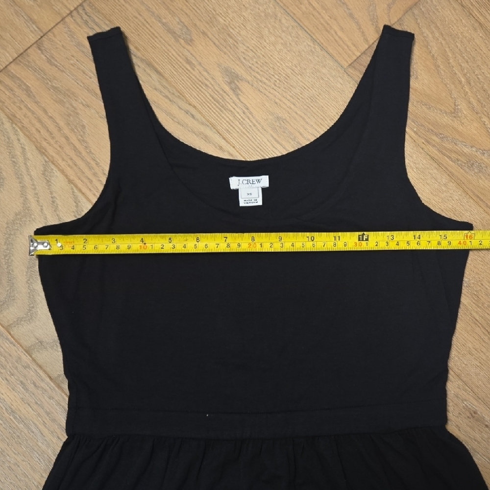 J. Crew Black Pleated Maxi Dress - Picture 7 of 8